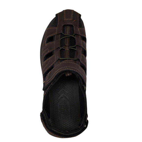Nunn Bush Mens Rio Vista Fisherman Sandals Neoprene Brown 11M - Picture 5 of 6